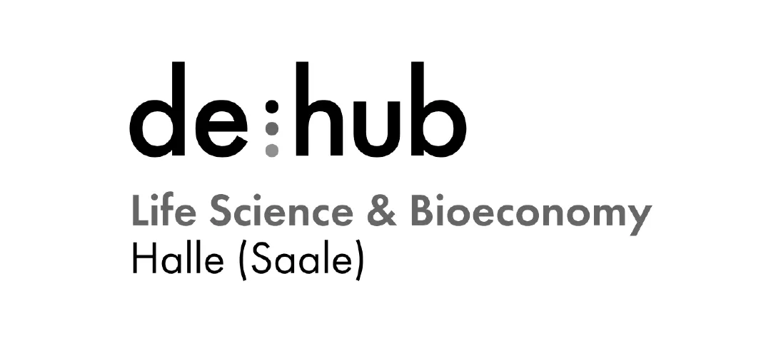Logo de:hub Life Science & Bioeconomy Halle (Saale)