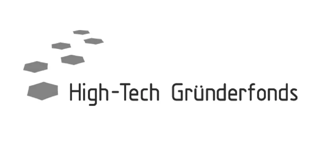 Logo High-Tech Gründerfonds in Grau