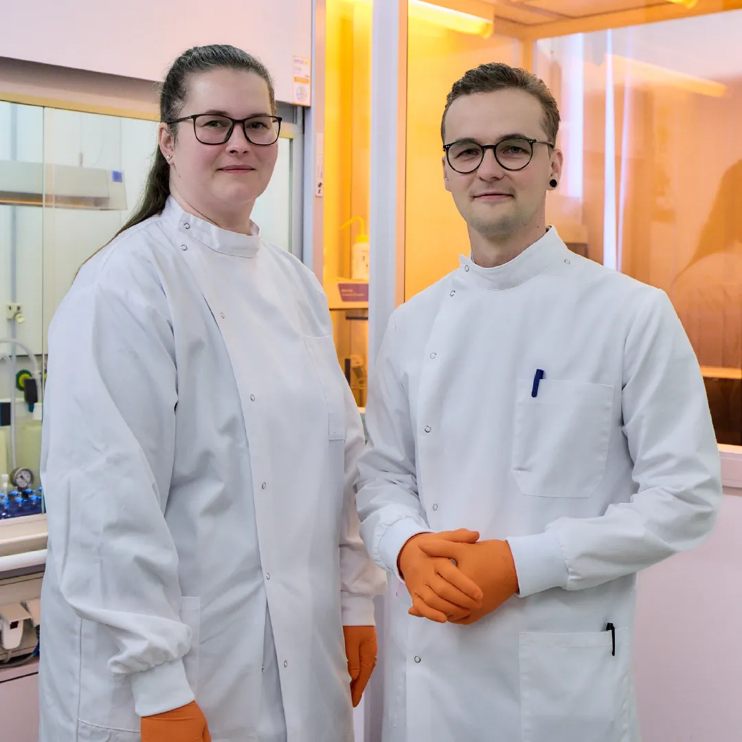 Das Gründerteam von IdentMe im Technologiepark Weinberg Campus Halle (Saale)